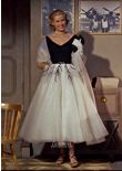 Grace Kelly Black and White Dress in Movie Rear Window