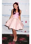 Ariana Grande Inspired Short Pink Sequin Satin Cocktail Party Homecoming Celebrity Dress
