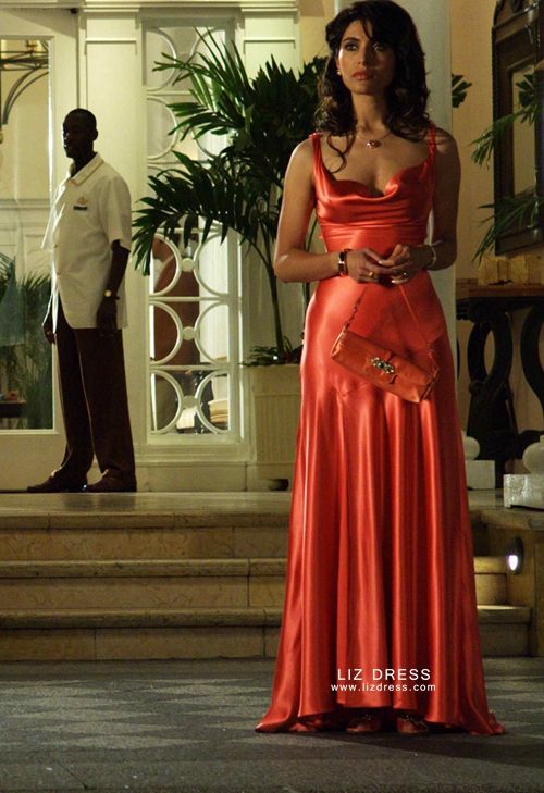 Caterina Murino Red Dress Casino Royale 