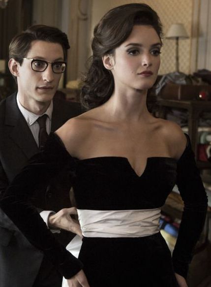 yves saint laurent black dress