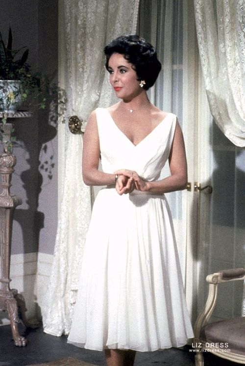 Elizabeth taylor sale white