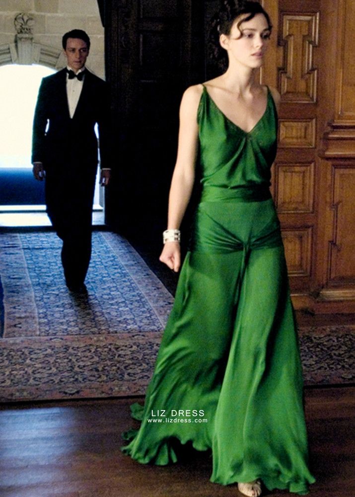 green dress