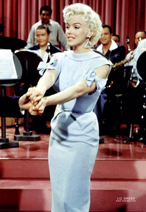 Marilyn Monroe Light Blue Dress
