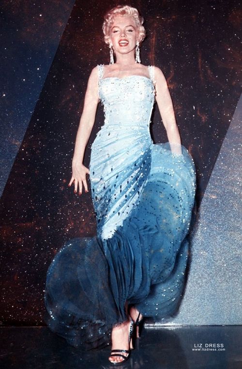 blue dress business