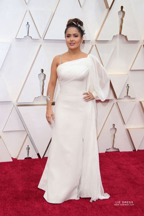 oscars white dress