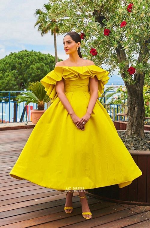 yellow dress 2019