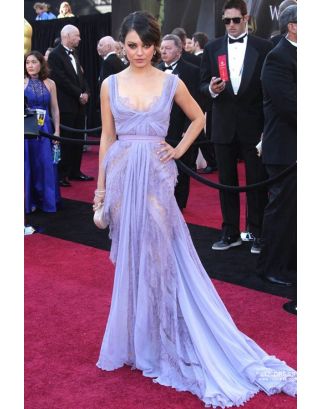 Mila Kunis Black Strapless Tea length Dress Jupiter Ascending