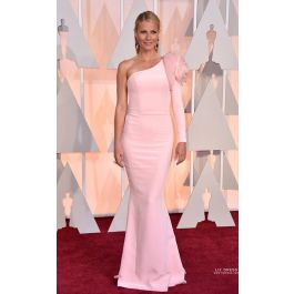 Gwyneth Paltrow Pink One-sleeve Celebrity Dress Oscars 2015