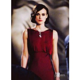 Keira Knightley Inspired Red Sleeveless Evening Formal Celebrity Dress Coco  Mademoiselle