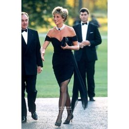 Princess diana off the shoulder dress online