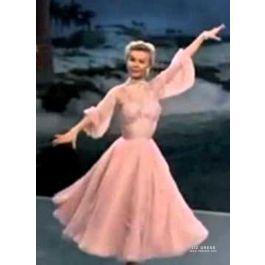 Vera Ellen Pink Dress The Best Things Happen While You're Dancing in White Christmas