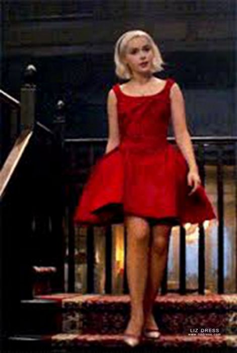 Sabrina the teenage witch red dress cheap