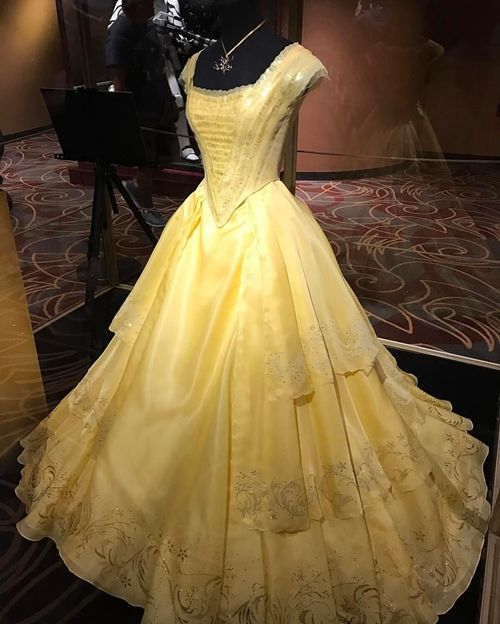 belle yellow dress