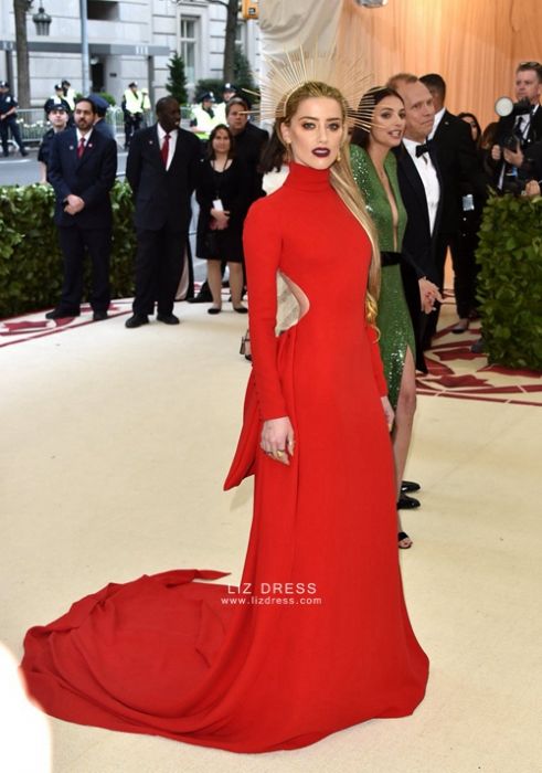 gala red dress