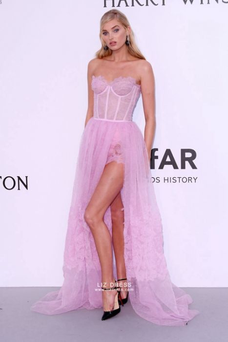 elsa pink dress