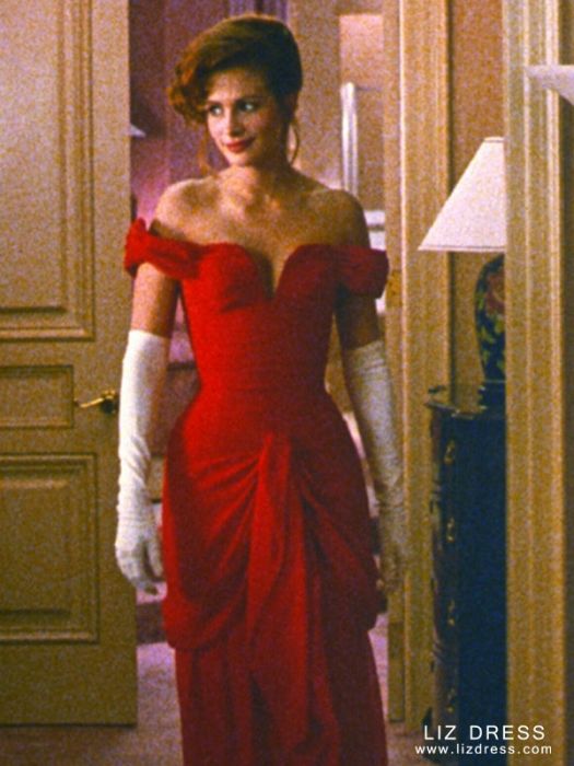 pretty woman red dress