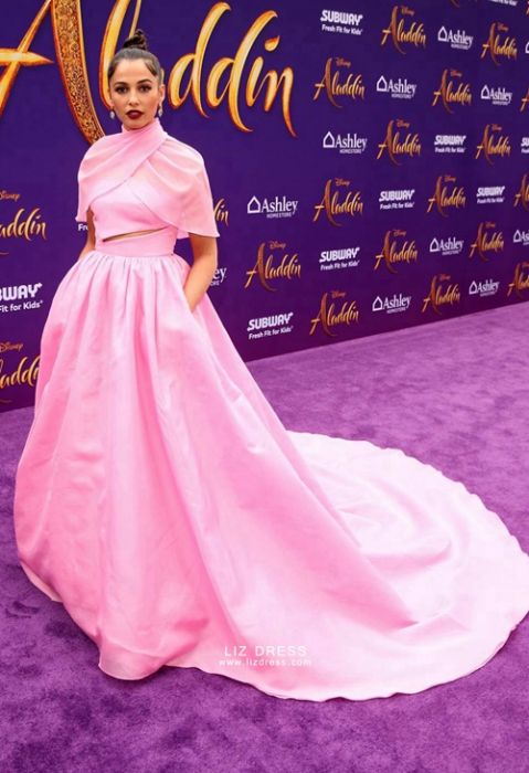 ball gown pink dress