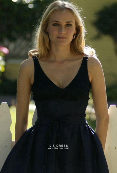 Diane Kruger Black Dress in Movie National Treasure