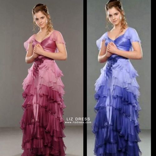 hermione’s dress at the yule ball