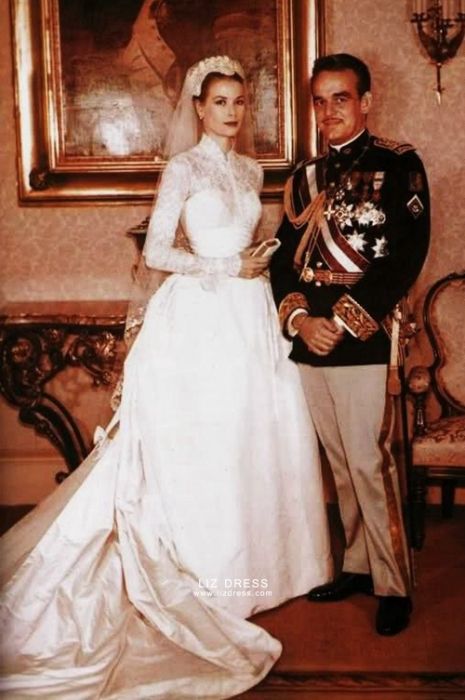 Grace Kelly Inspired Organza Wedding Dress in 1950s Movie High Society