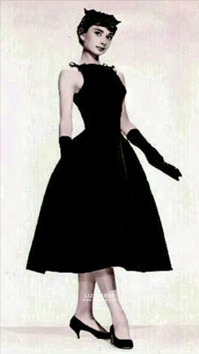 audrey hepburn little black dress sabrina