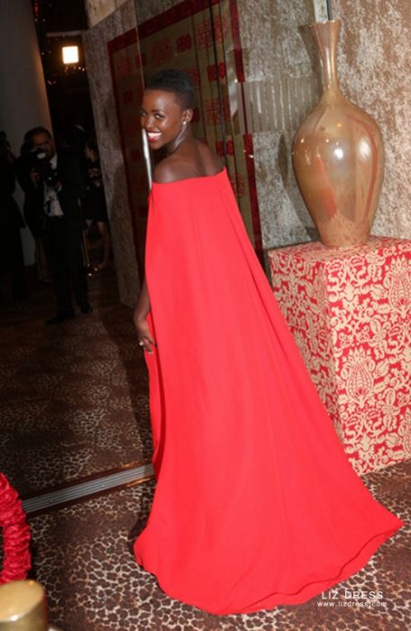 lupita golden globe dress