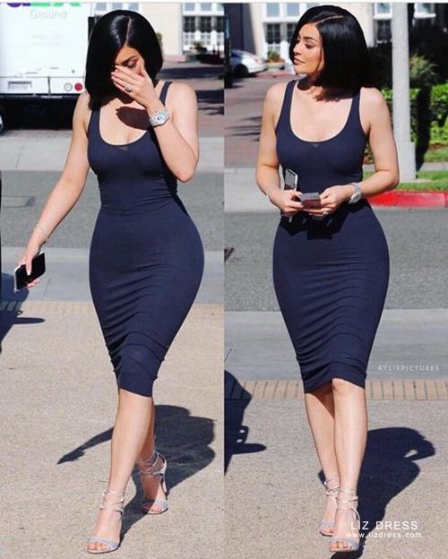 Kylie Jenner Inspired Dark Navy Blue 