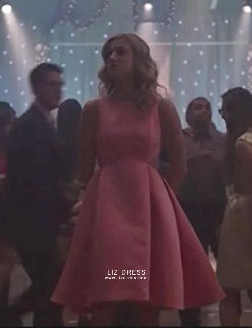 Lili Reinhart Betty Pink Satin Prom Party Dance Dress in Riverdale