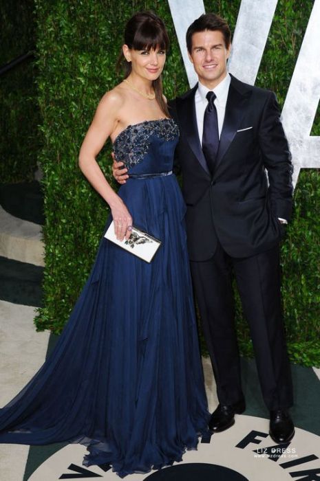 Navy strapless formal dress discount