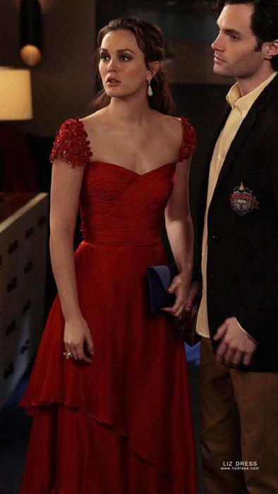 gossip girl blair red dress Big sale ...