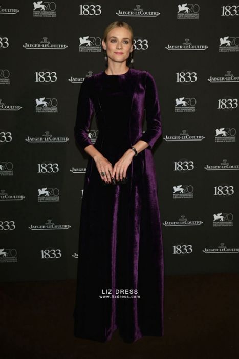 Purple Velvet Dress Long Sleeve Velvet Dress Wrap Maxi - Etsy