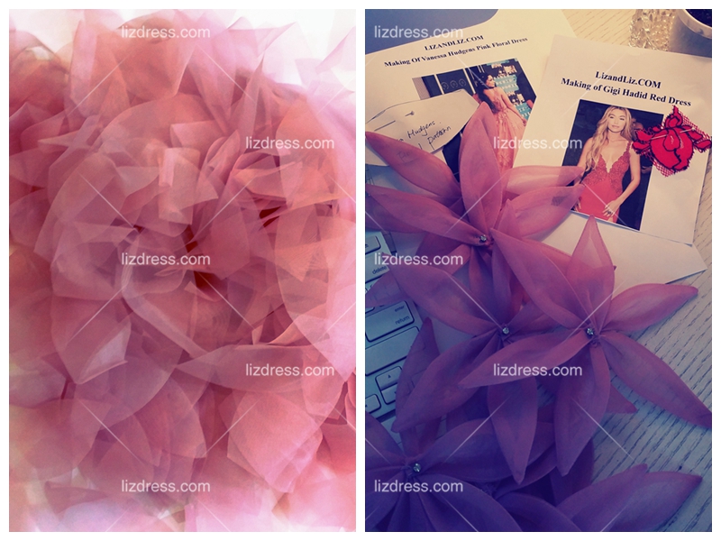 Vanessa Hudgens Pink Dress 1